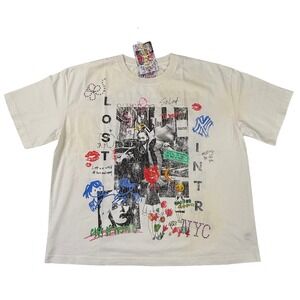 Lost Intricacy Midnight Empire NYC Graphic T-Shirt XLRhinestone